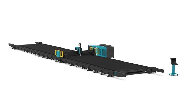 D-Giant F Large-Format Ground-Rail Fiber Laser Cutting Machine, photo 3